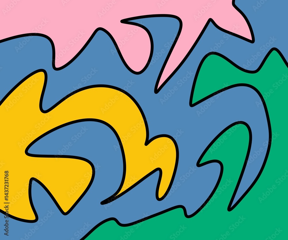 Obraz premium seamless pattern with fire flames