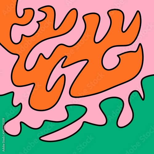 Retro Background Abstract Artwork photo