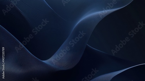 Dynamic curved wave lines forming a stylish and modern background for advertising, web banners, and social media content.