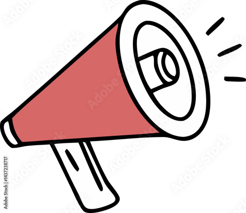 cute megaphone svg icon