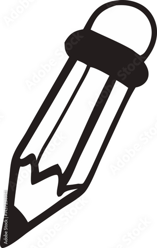 cute pen studying svg icon