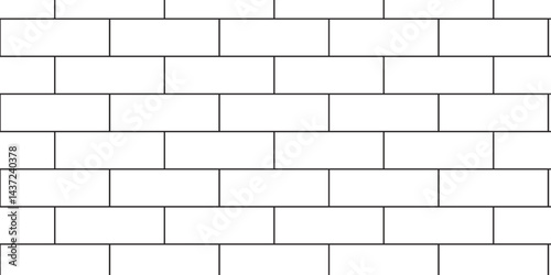 White brick background texture. White brick pattern and white background wall brick.	