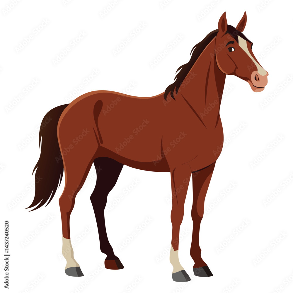 Fototapeta premium Horse Vector 
