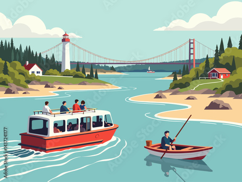 tour detailed of a fun new england tour souvenir