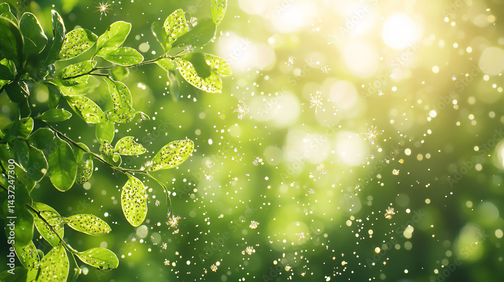 Fototapeta premium dancing_sparkling_seeds,