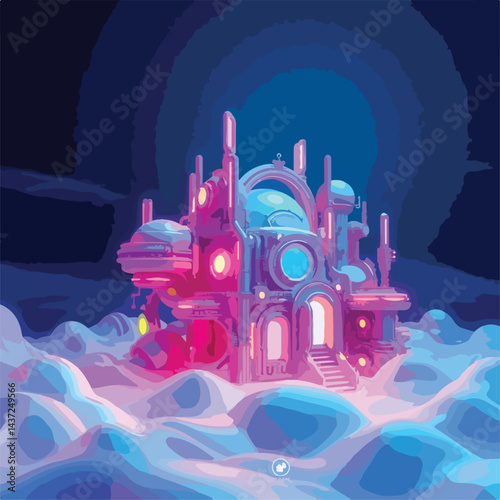 vector illustration of an abstract background