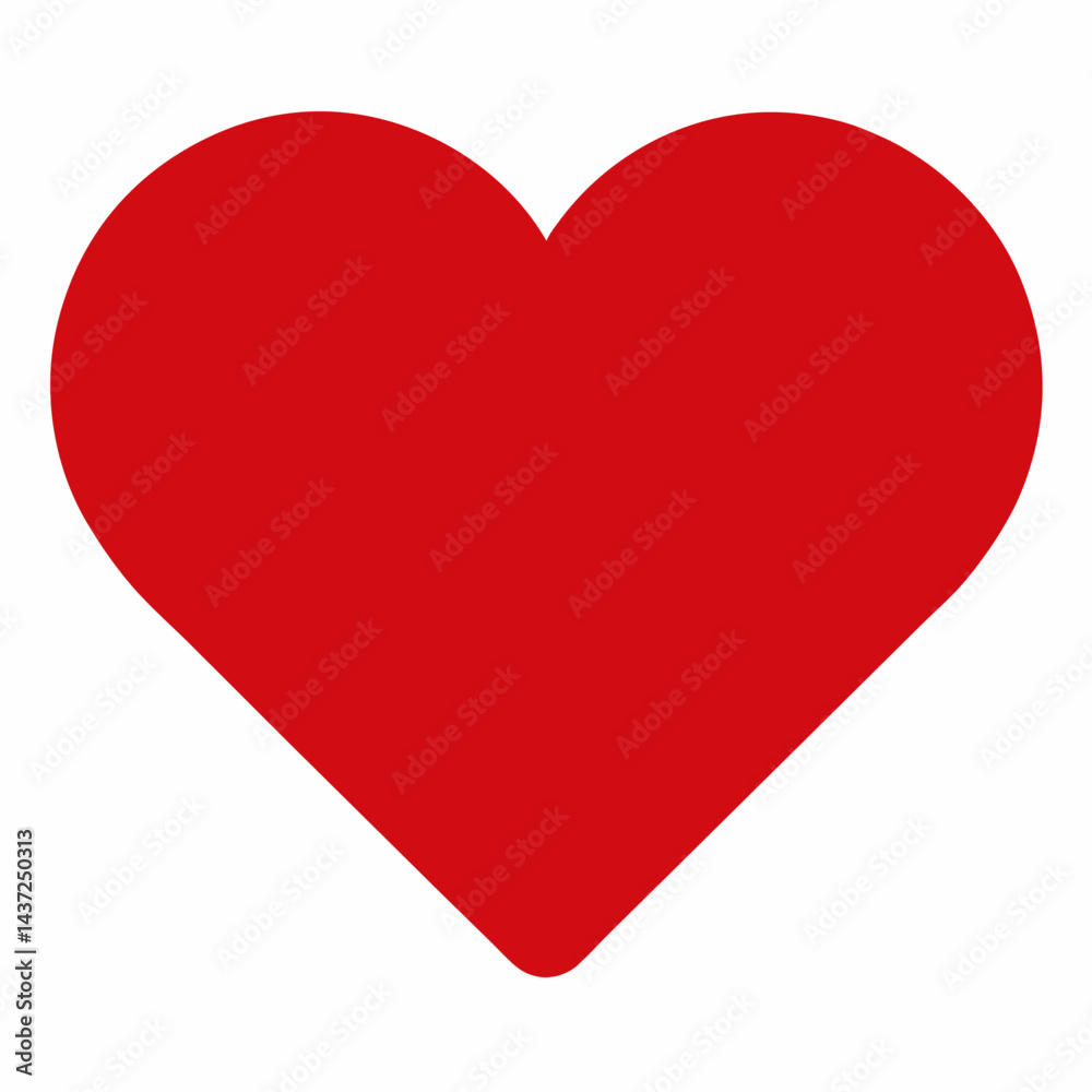 red heart on white background red heart on white background