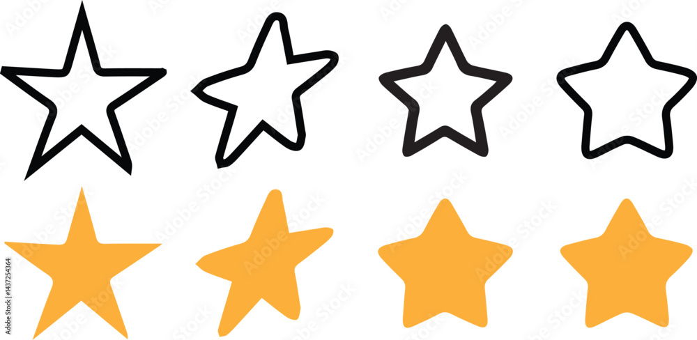 Gold Stars Vector Set – Shiny Icons for Awards , Elegant Gold Stars – Vector Graphics , Golden Stars Vector Bundle Gold Stars Vector Set – Shiny Icons for Awards , Elegant Gold Stars – Vector Graphics , Golden Stars Vector Bundle