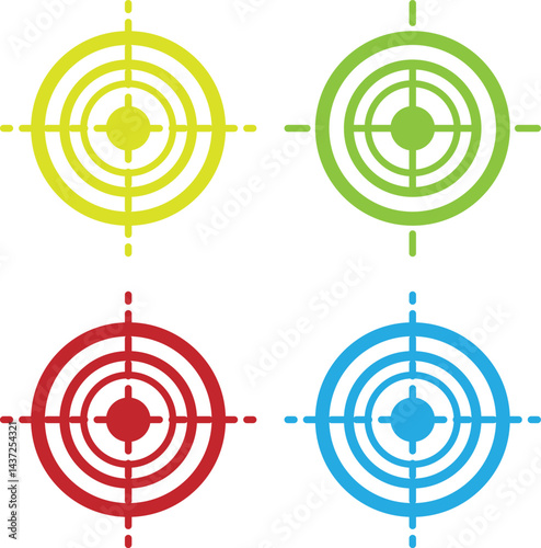 crosshair vector, target icon, sniper scope vector, aim symbol, crosshairs clip-art, shooting target, scope icon, crosshair reticle, bullseye vector,