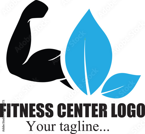 Fitness Care Icon, gym Center