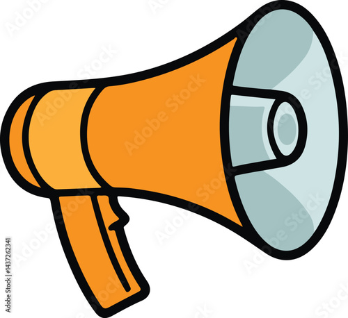   Vector Megaphone Graphics , Vector Megaphone Illustration , Vector Megaphone Images for Marketing and Advertising , High Quality Vector Megaphone Icons and Cliparts