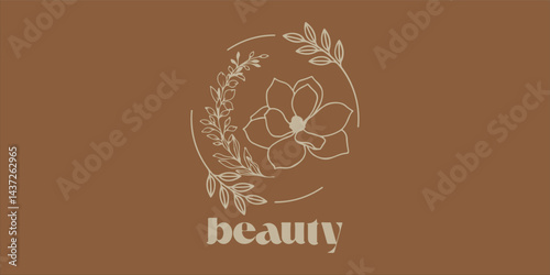 Beauty Fashion logo and brand for cosmetic company and beauty care	
