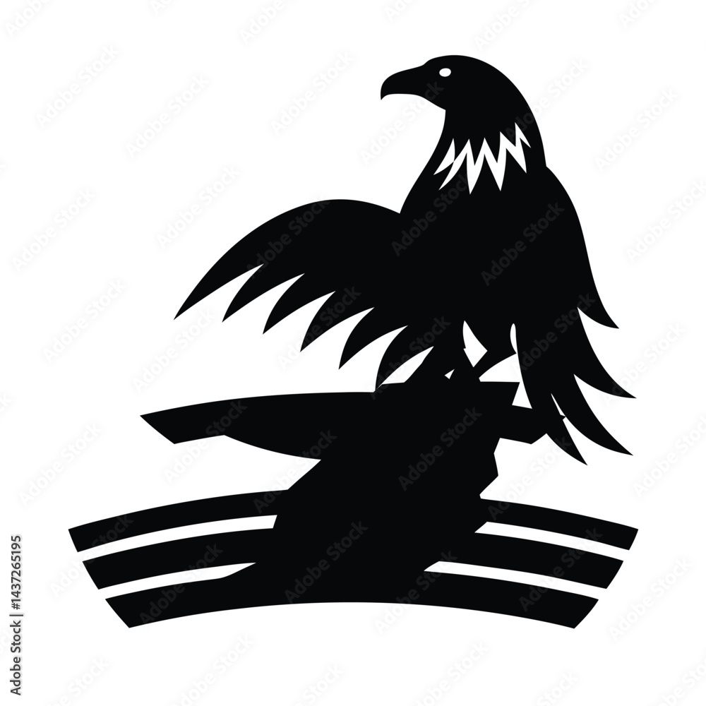 Naklejka premium Eagle icons