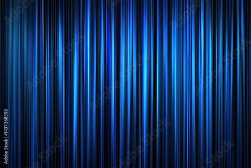 Blue curtain backdrop