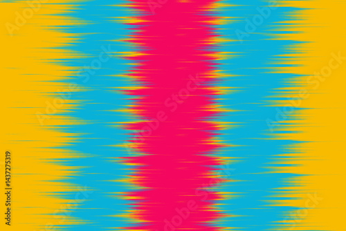 Uzbekistan ikat pattern. Uzbekistan ikat abstract ethnic design. Uzbekistan pattern design for background, wallpaper, textile, art, clothing, wrapping paper, Uzbek style, Uzbek fabric