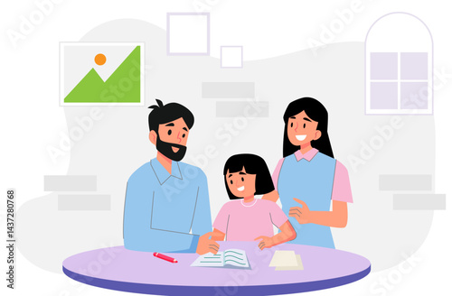 joyful parenting moments family conceptual illustration happy family enjoying quality time together parents playing children sharing laughter