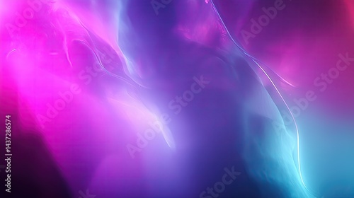 Vaporwave Lights Background with Neon Gradient Glow in Retro 80s Aesthetic for Abstract and Futuristic Visuals