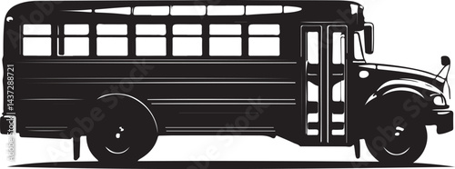 Vintage Fire Truck & Bus Vectors