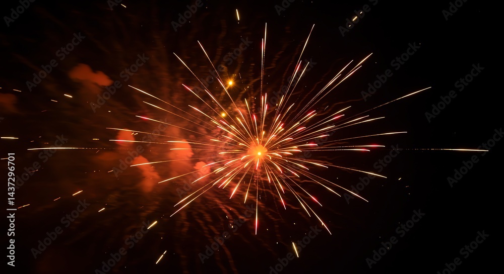 custom made wallpaper toronto digitalBursting Firework Display Illuminating the Night Sky