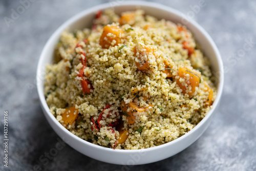 cuoscous  pumpkin salad