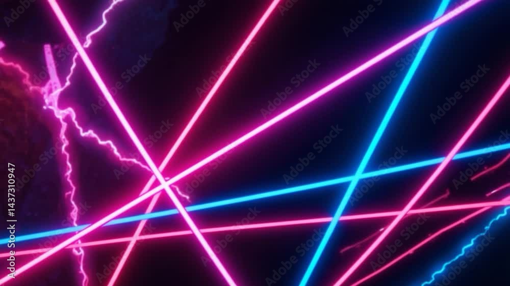Abstract neon lines background Abstract neon lines background