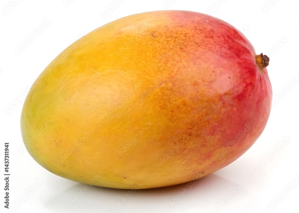 The King of Fruits Mango isolated on white background no text The King of Fruits Mango isolated on white background no text