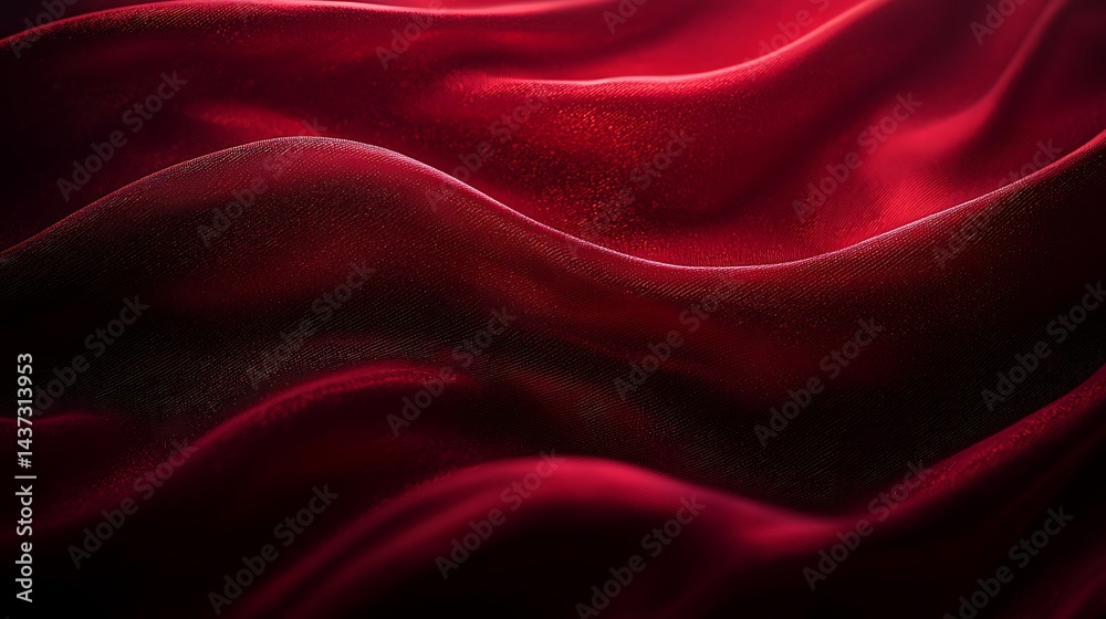 Fototapeta premium Rich burgundy cloth aesthetic background high resolution picture