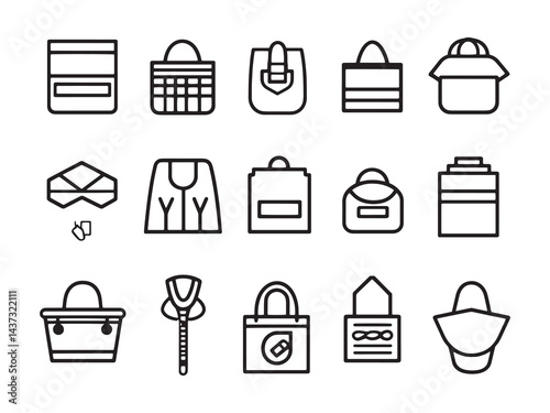 DIY Pop-up Shop line art icon drawing tutorial