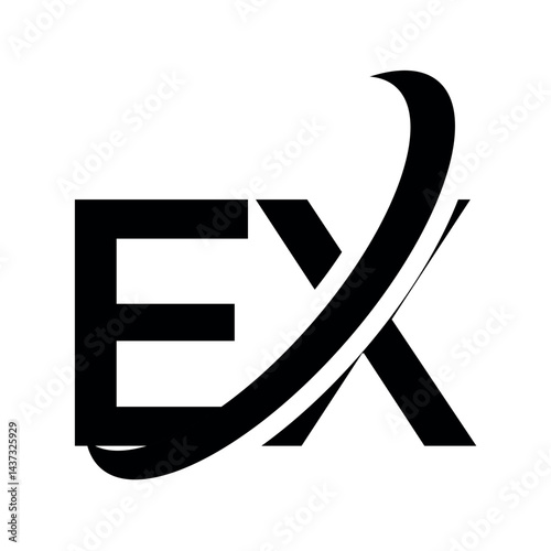 ex logo design template.