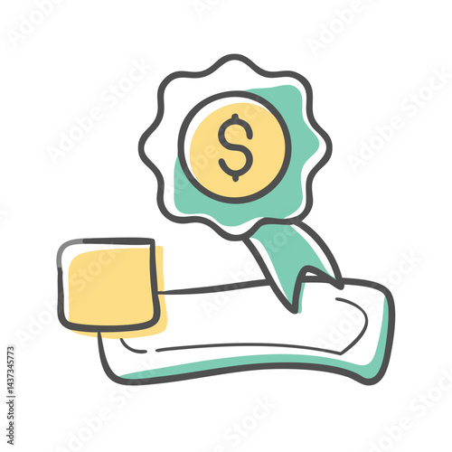 grant or award icon, grant or award vector illustration-simple illustration of grant or award, perfect for grant or award logos and icons