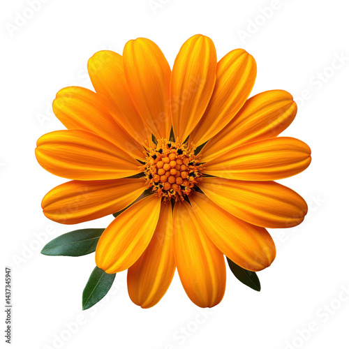 Blooming yellow flower close-up nature photography bright environment