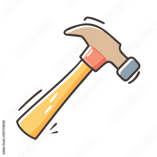 hammer icon, hammer vector illustration-simple illustration of hammer, perfect for hammer logos and icons