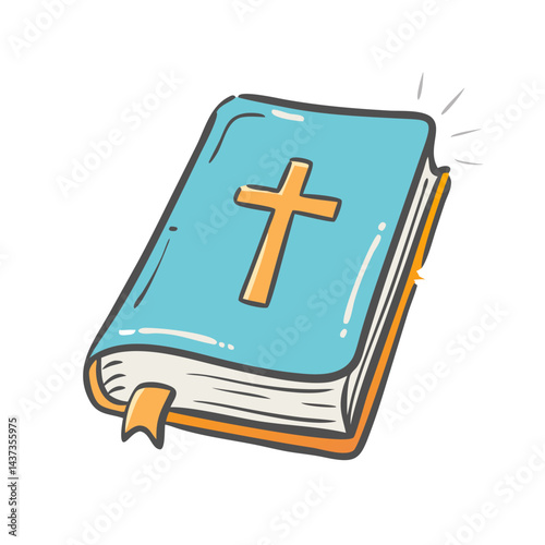 holy bible icon, holy bible vector illustration-simple illustration of holy bible, perfect for holy bible logos and icons