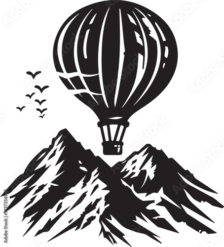hot air balloon vector, balloon, air, hot, sky, fly, travel, vector, hot air balloon, illustration, basket, flying, fun, transport, adventure, transportation, up, icon, flight, aircraft, color, airshi