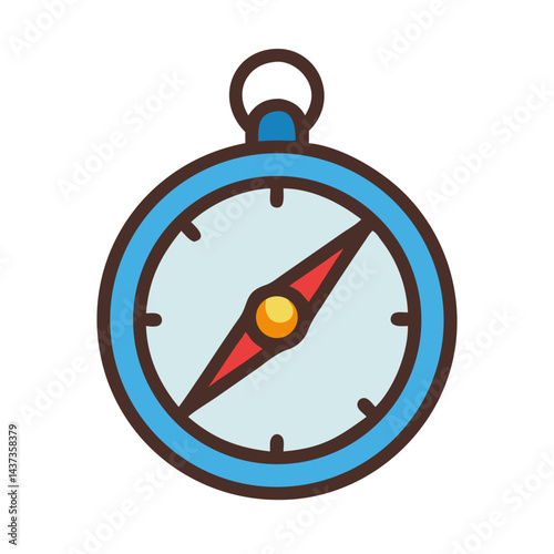 Compass Navigation Tool Direction Icon Design