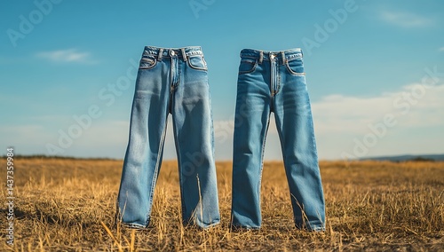 Colorful Fashion Concept with Yellow Socks and White Sneakers on Pink Background
