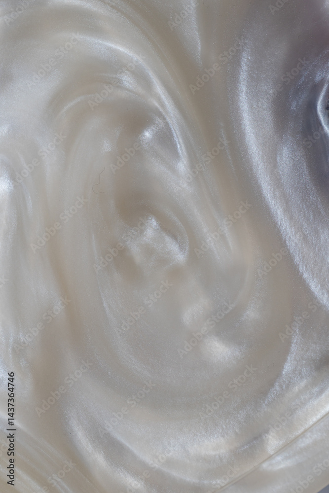 closeup of white epoxy reiain background