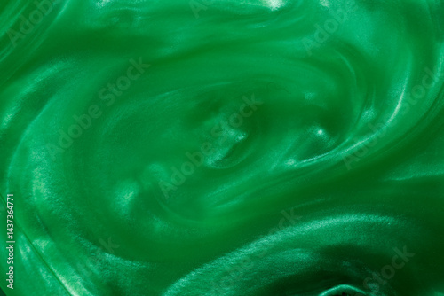 Obraz na płótnie closeup of green epoxy reiain background w salonie