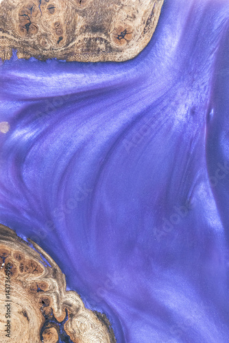 closeup of violet epoxy reiain background