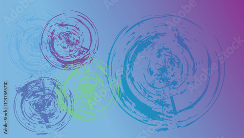 Abstract brush and grunge full colour modern baground