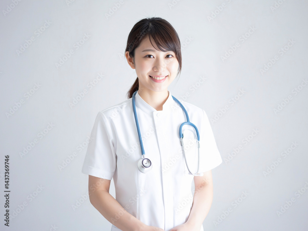 若い女性の看護師 AI生成画像 若い女性の看護師 AI生成画像