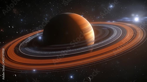 Planets Rings, Cosmic Wonder, Astounding Space