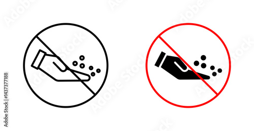 Do not feed the animals signs and symbol vector design