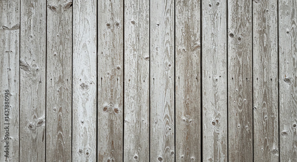 Fototapeta premium Weathered Wood Planks Background Texture with Faded Paint