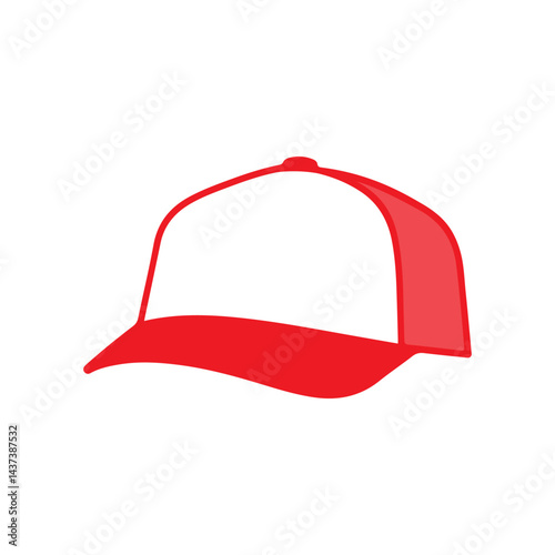 Baseball cap icon. Baseball hat isolated. Vector