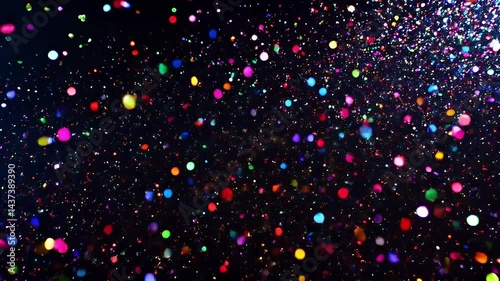 abstract colorful confetti background