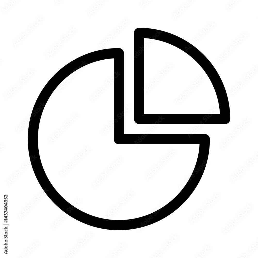 Outline icon of statistical analytics Outline icon of statistical analytics