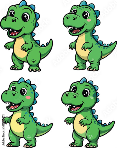Baby Dinossauro vector illustration