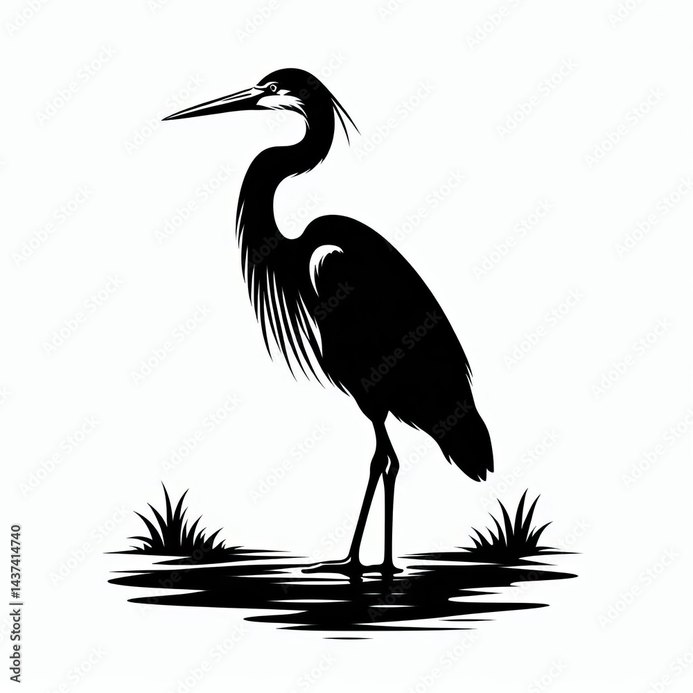 Obraz premium Birds Silhouette&nbsp;Vector