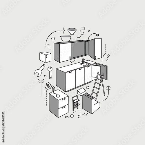 Modern kitchen cabinet design sleek lines stylish storage solutions perfect for contemporary homes